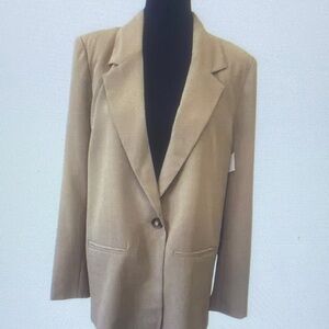 Wayf Tan Blazer Jacket